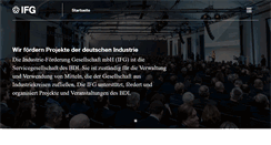 Desktop Screenshot of ifg-online.com